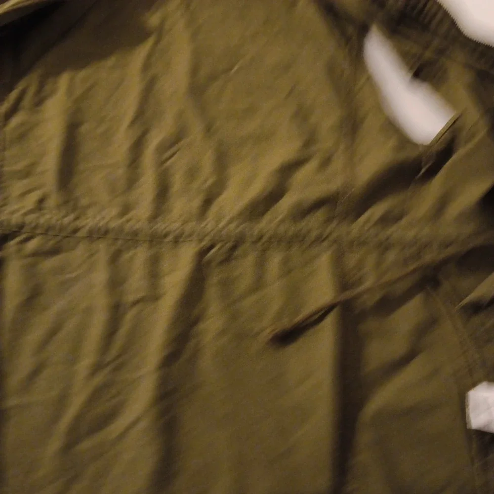 Love Tree Cargo/ Utility‎ Vest Women's  Sz. M Olive Green Pockets Waist...